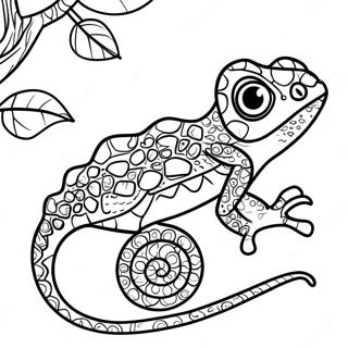 Tangled Pascal The Chameleon Coloring Page 8478-1978