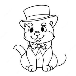 Tuxedo Sam Coloring Pages