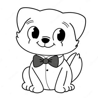 Cute Tuxedo Sam Coloring Page 84905-25977
