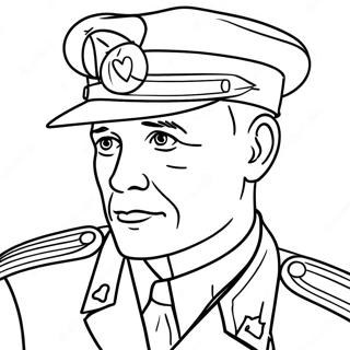Honorable Veterans Coloring Page 84957-25939