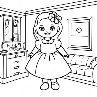 Gabby Dollhouse Coloring Pages