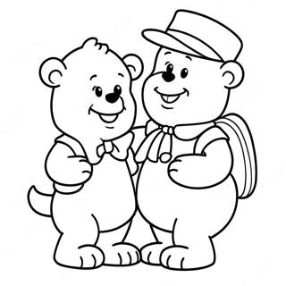 Adventurous Berenstain Bears Coloring Page 85032-26073