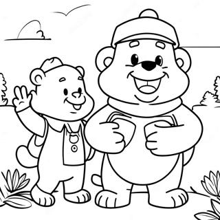 Adventurous Berenstain Bears Coloring Page 85032-26074