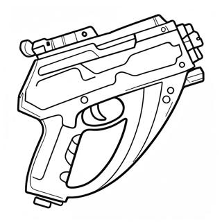 Nerf Gun Coloring Pages