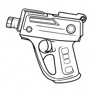 Nerf Gun In Action Coloring Page 85111-26146