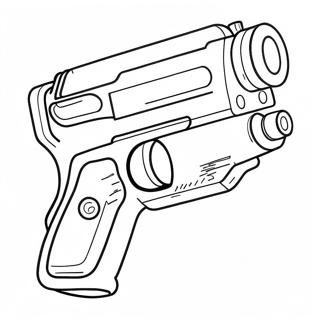 Nerf Gun In Action Coloring Page 85111-26148