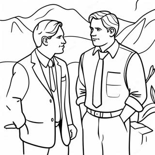 Mormon Missionary Adventure Coloring Page 85187 26198