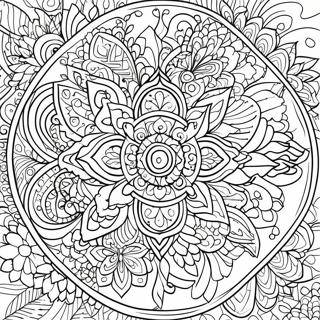 Mindfulness Mandala Coloring Page 85368-26342