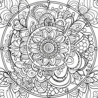 Mindfulness Mandala Coloring Page 85368-26344