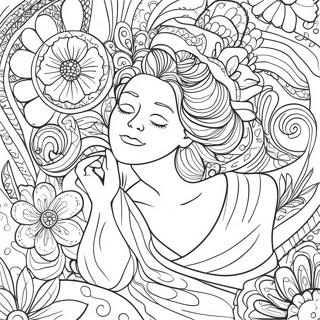 Adult For Relaxation Coloring Pages