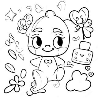 Sparkling Lucky Charms Coloring Page 85570-26492