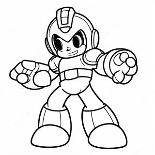 Megaman With Power Ups Coloring Page 85751-26635