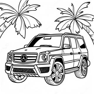 Luxury Mercedes Suv Coloring Page 85882-26744