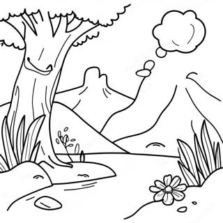 Nature Realistic For Adults Coloring Pages