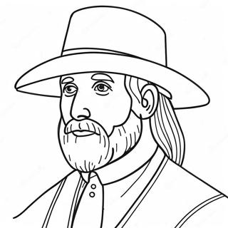 Pilgrim Coloring Page 85954-26787