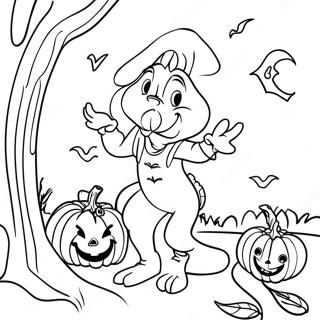 Large Disney Halloween Coloring Pages