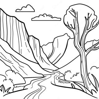 United States National Parks Coloring Page 86010-26841
