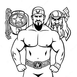 Wwe Coloring Page 86031-26848