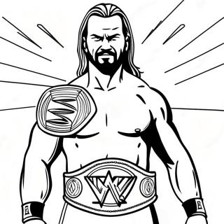 Exciting Wwe Championship Coloring Page 86034-26858