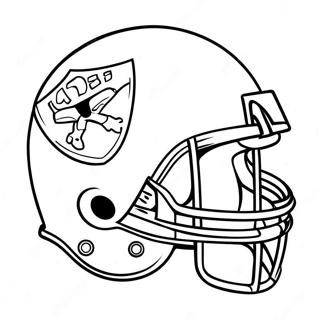 Raiders Helmet Coloring Page 86161 26958