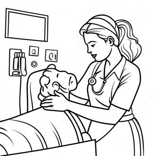 Nursing Coloring Pages