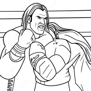 Wwe Superstars In Action Coloring Page 86361 27111