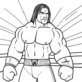 Wwe Superstars In Action Coloring Page 86361 27112