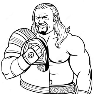 Wwe Legends Coloring Page 86363 27120