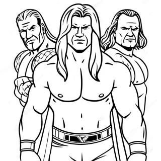 Wwe Legends Coloring Page 86363 27151
