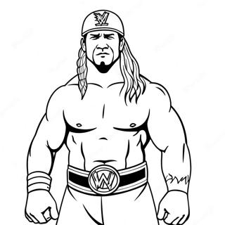 Wwe Legends Coloring Page 86363 27152