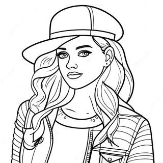 Stylish Bff Tumblr Girl Coloring Page 86388-27162