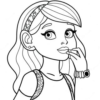 Trendy Bff Tumblr Girl Coloring Page 86389-27168