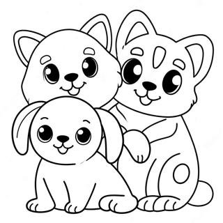 Furry Friends Coloring Pages