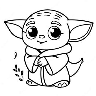 Baby Yoda Coloring Pages