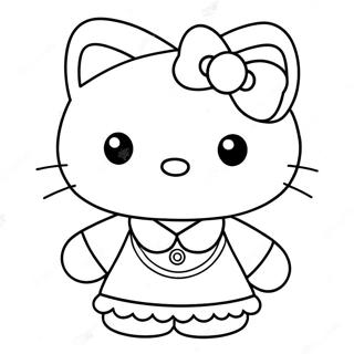 Hello Kitty And Dear Daniel Coloring Page 86567-27269