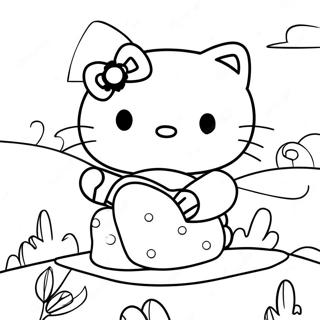 Hello Kitty And Dear Daniel Coloring Page 86567-27271