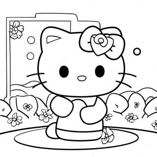 Hello Kitty And Dear Daniel Coloring Page 86567-27272