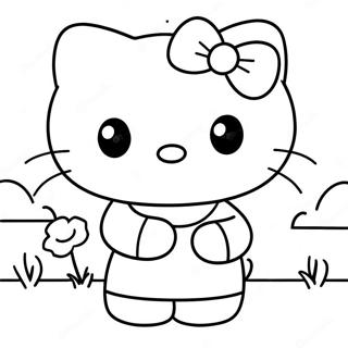 Adventurous Hello Kitty And Dear Daniel Coloring Page 86569-27280