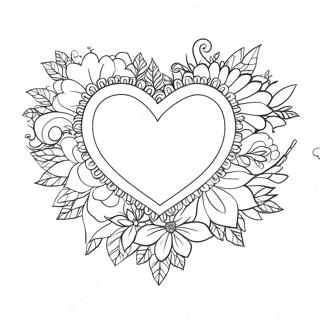 Valentine S Day Heart Coloring Page 86619-27310