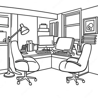 Creative Office Space Coloring Page 86648-27341