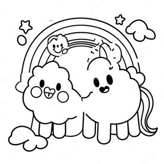 Rainbow Friends Cyan Coloring Page 86722-27390