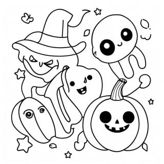 Halloween Kawaii Coloring Page 86748-27412