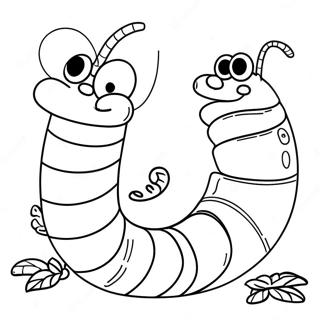 Worm Coloring Page 86825-27471