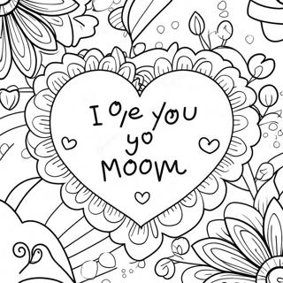 I Love You Mom Coloring Page 86875-27510