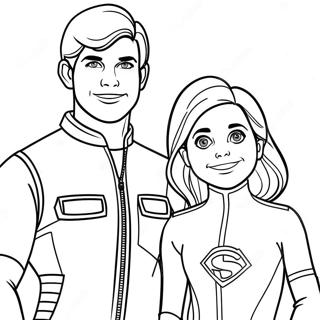 Henry Danger And Charlotte Coloring Page 87007-27624