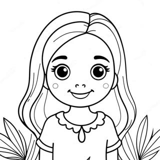 Cute For Girls Coloring Page 87029-27632