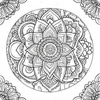 Yoga Coloring Pages