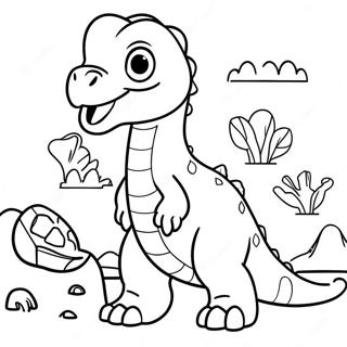Littlefoot And Friends Coloring Page 87082-27676