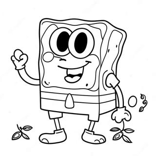 Halloween Spongebob Coloring Page 87106-27689