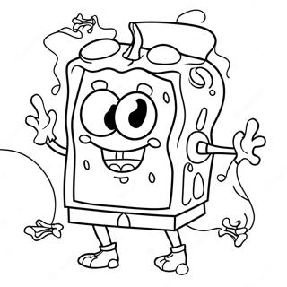 Halloween Spongebob Coloring Page 87106-27692